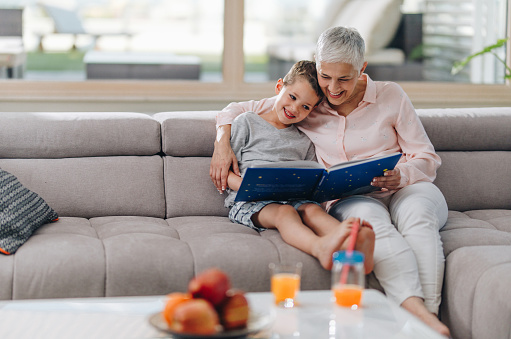 Grandparent Joyful moments with grandchildren