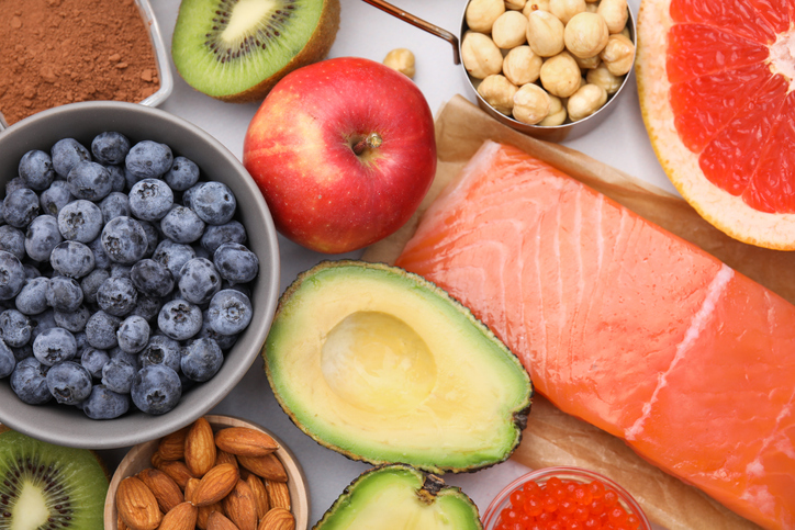 Healthy senior nutrition food