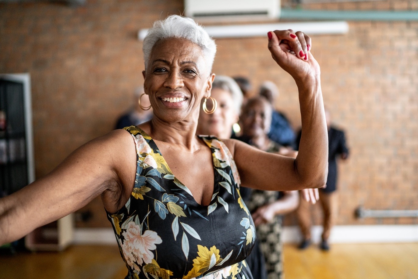 Person doing resistance exercises